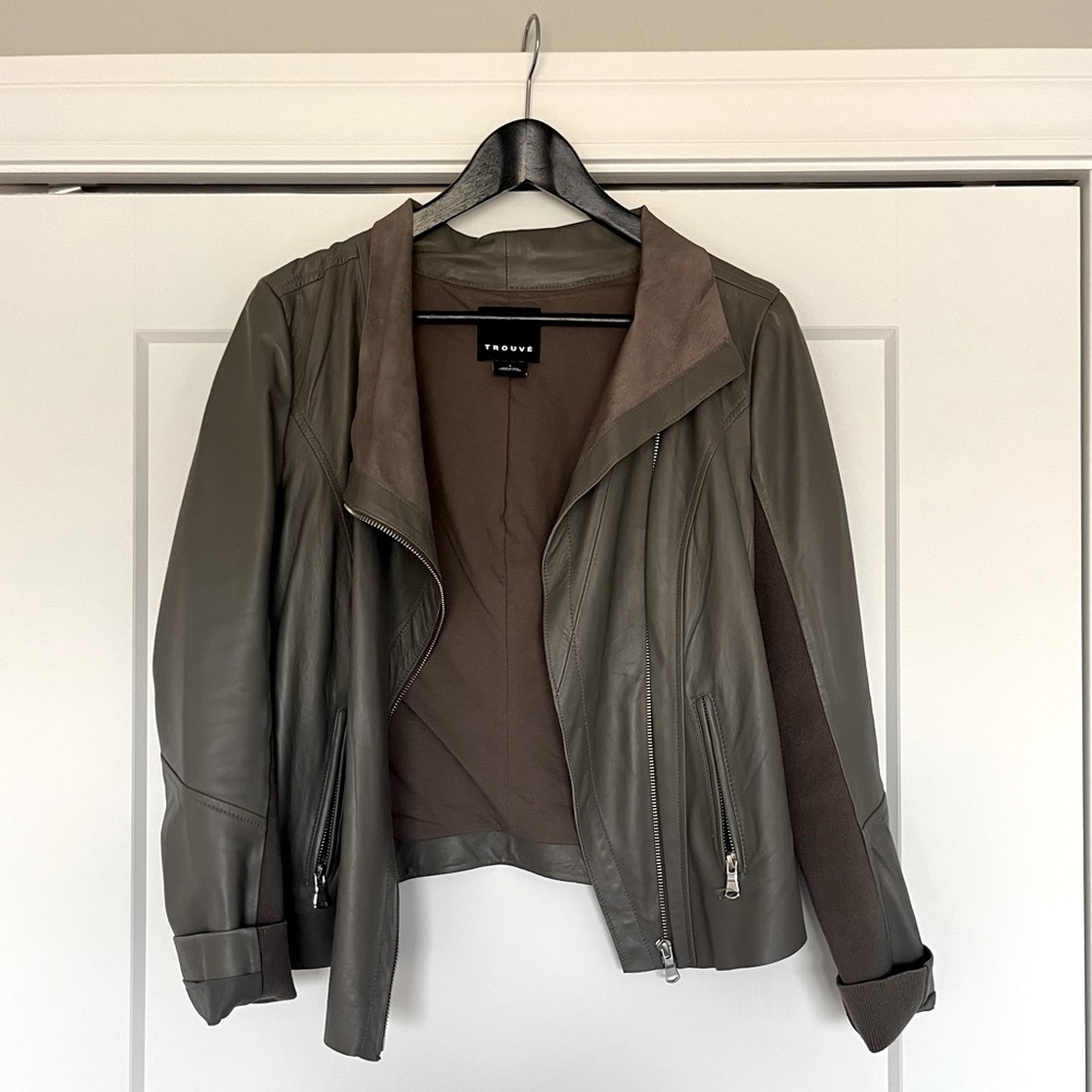 Women’s Trouvé Leather Jacket